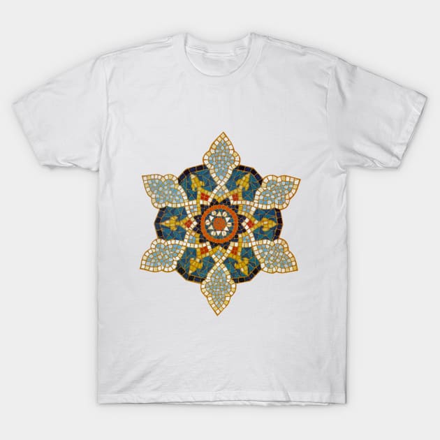 Mosaic Mandala T-Shirt by BessoChicca